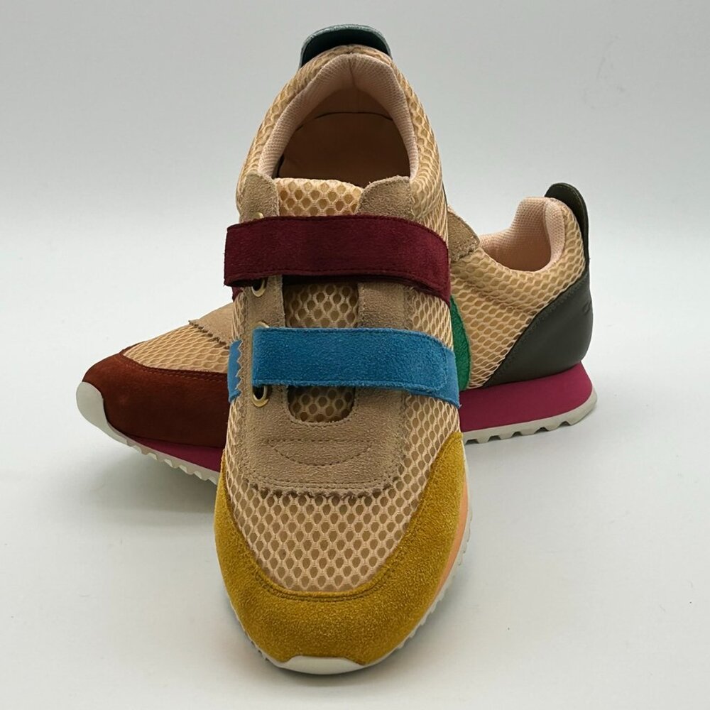 Charlotte Stone Conway multi color sneakers, size 9